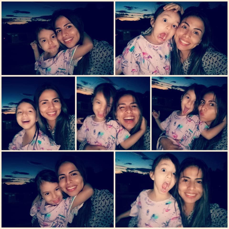Momentos con su hija